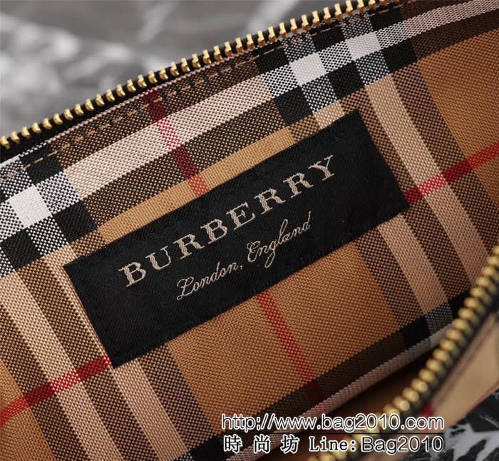 BURBERRY巴寶莉 棉質帆布購物袋 vitage復古格紋 款號2133  Bhq1064
